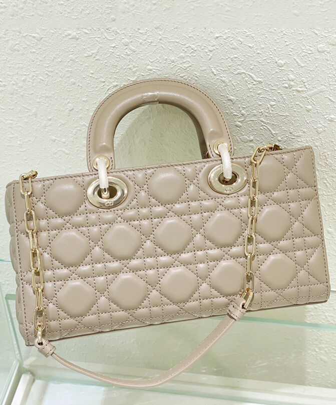 Christian Dior Lady D-Joy Bag Apricot